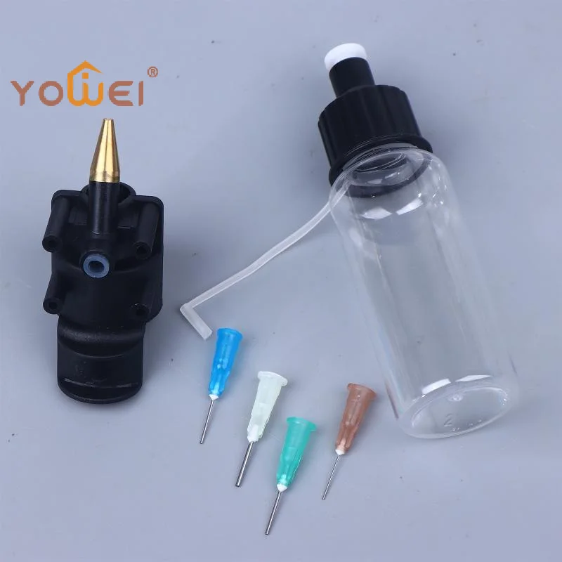 Latest Airbrush Kit With 50ml Special Bottle & 0.2mm/0.3mm/0.5mm/0.8mm Disposable Nozzle No-Clean Air Brush Tool Spray Module