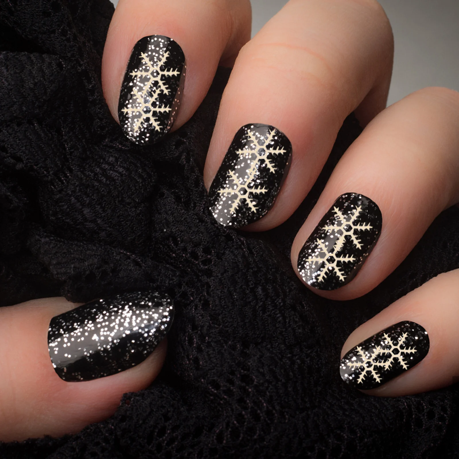 Autocollants pour Nail Art, 5 pièces, décalcomanies de noël, Design léger et Portable, facile à appliquer, qualité de Salon pour les doigts et les orteils