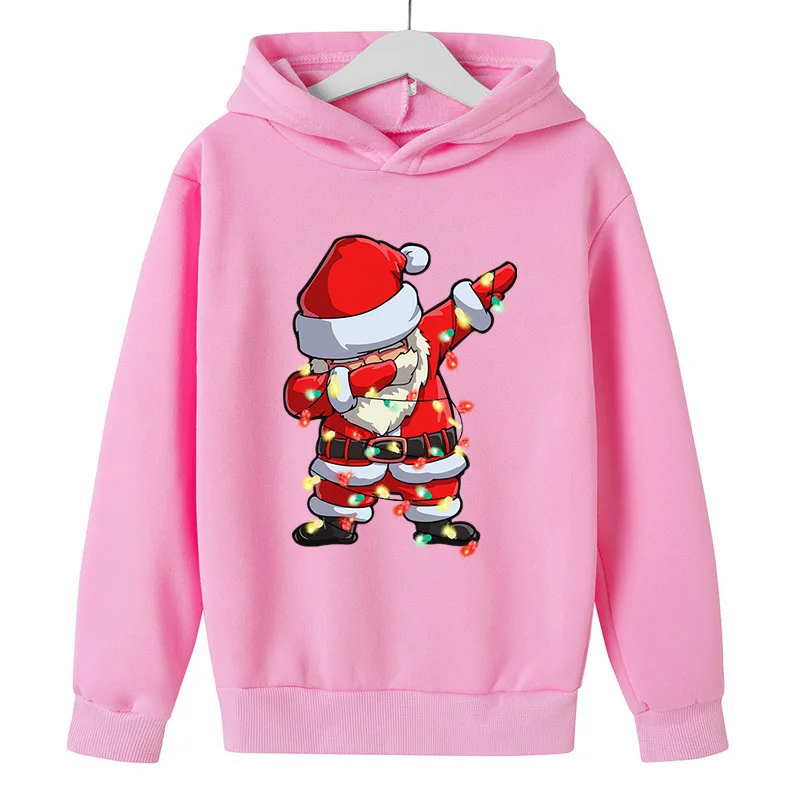 New Santa Claus Pattern Print Hoodies Men Women Casual Hooded Sweatshirts Oversized Hoodie Streetwear Pullovers Unisex Clothing