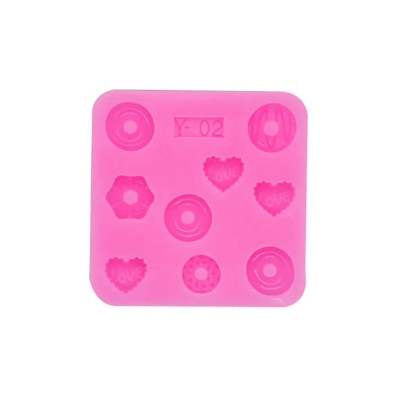 Dessert Love Chocolate Epoxy Fondant Mini Cute Silicone Mold Decoration Chocolate Epoxy Resin Molds Mould