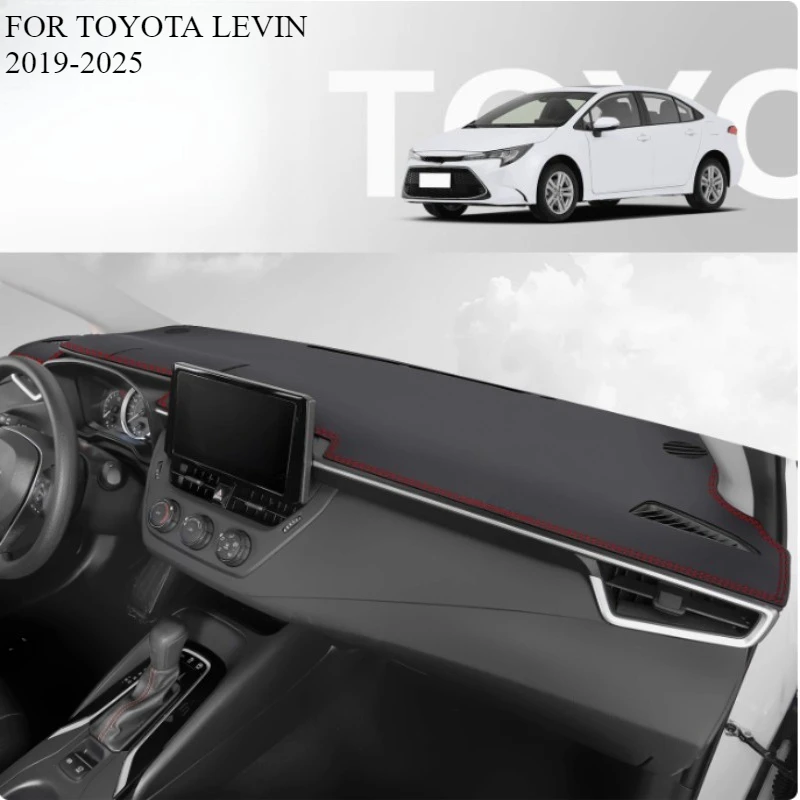 FOR TOYOTA LEVIN 2019-2025 Car Dash Mat Dashmat Dashboard Mat Cover Sun Shade Dash Board Cover Carpet  Accessories