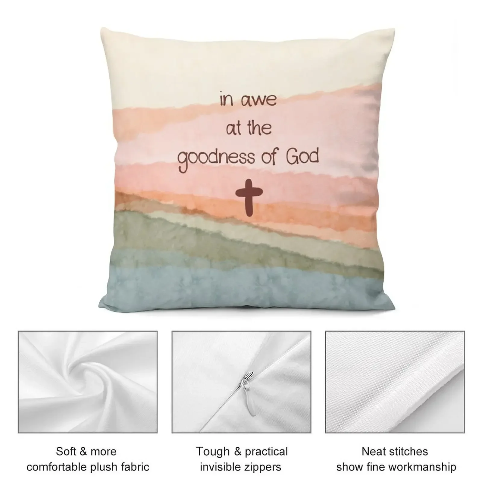 Goodness of God Throw Pillow luxury sofa pillows Room decorating items luxury decor Christmas Throw Pillows Covers pillow