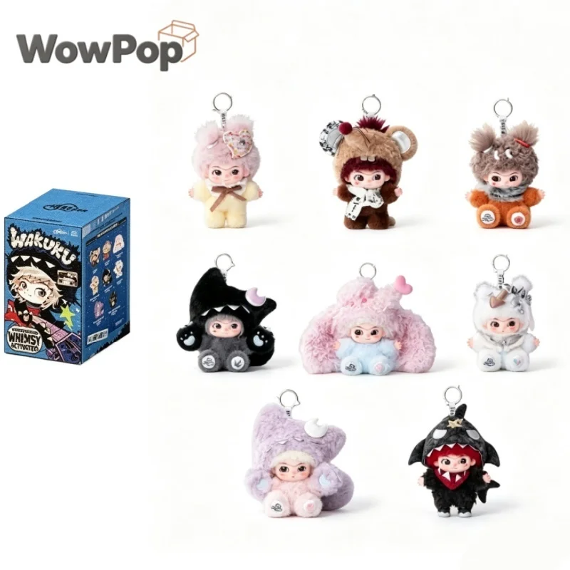 Wakuku Whimsy Activated Series V5 Cute Plush Pendant Blind Box Trendy Collectible Toy Ornament Mystery Box Halloween  Gift Toy