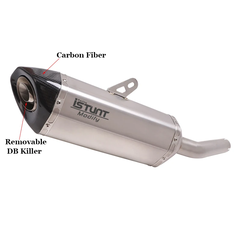 

Slip On For Yamaha Tenere700 Tenere 700 T7 XTZ700 2019 2020 2021 2022 Motorcycle Exhaust System Escape Moto Muffler DB Killer