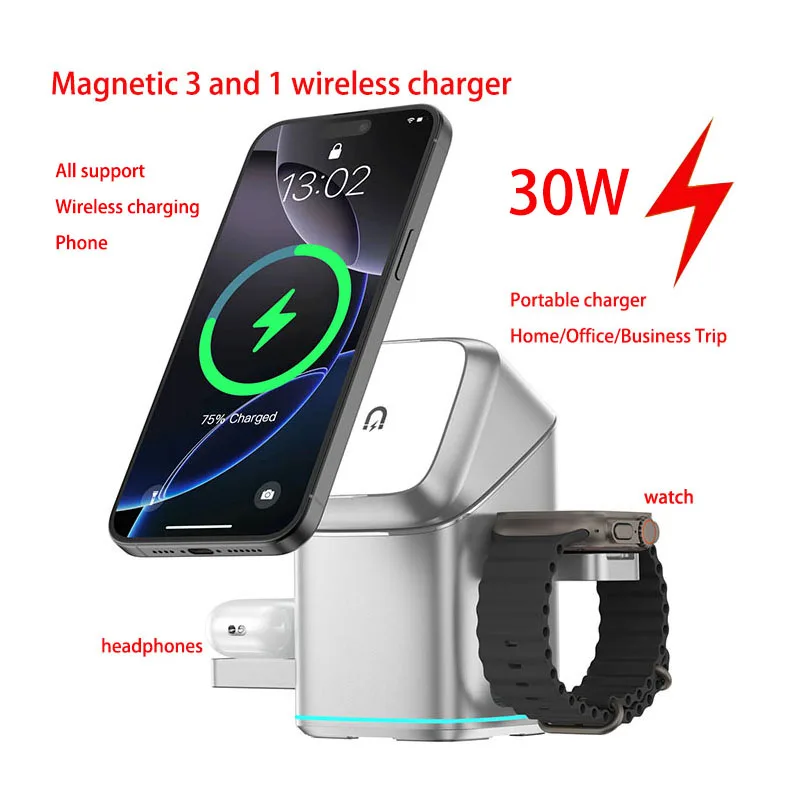 3In1 Magnetic Wirel… - image