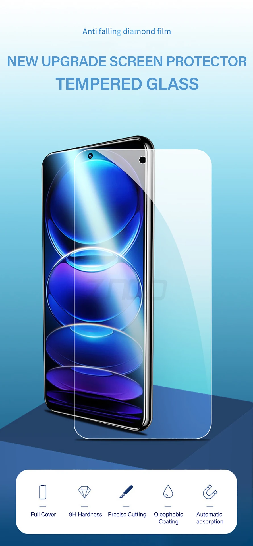 3Pcs Gehärtetem Glas Für Realme GT Neo 5 SE 2 2T 3T GT3 GT2 Pro Screen Protector Realme 10 Pro 10T 10s C55 Glas Film – Detail 1