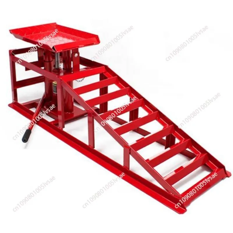 Heavy Duty Portable Garage Outdoor Low Profile Garage Hydraulic Steel Car Ramp