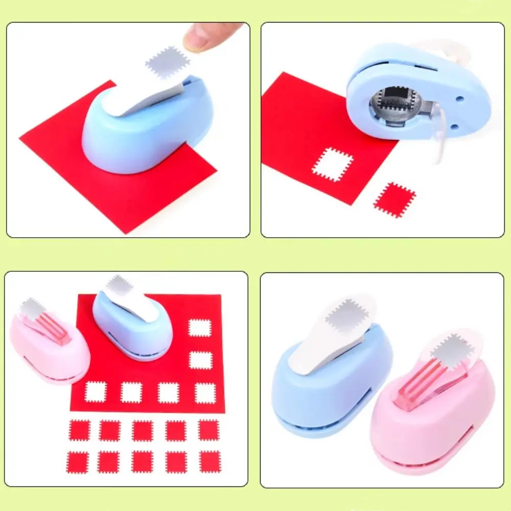 Stamp Shape Stamp Border Punch Hole Puncher Punches Maker Embossing Machine Cutting Craft Labor Saving Toothed Puncher Embosser