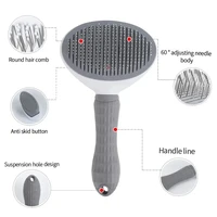 Pet Dog Brush Cat Comb Self Cleaning Pet Hair Remover Brush For Dogs Cats Grooming Tools Pets Dematting Comb Dogs Accessories 5