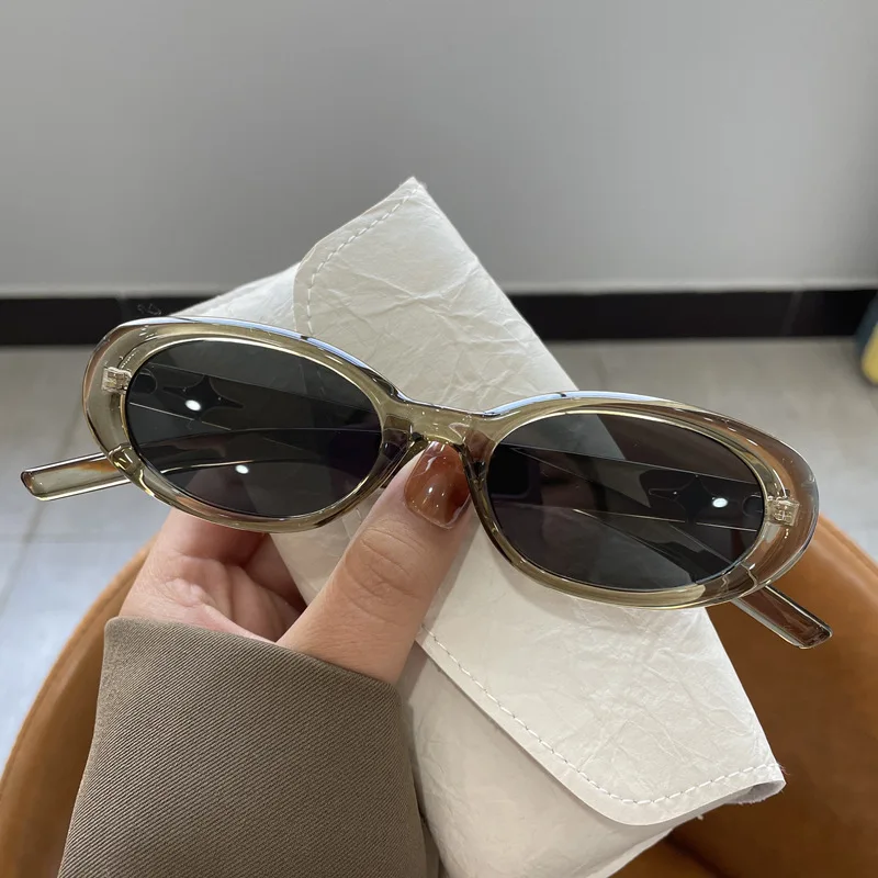 Nieuwe Kleine Frame Ovale Vorm Zonnebril Dames Merk Designer Mode Zonnebril Dame Outdoor Vrijetijdsbesteding Uv400 Gafas De Sol