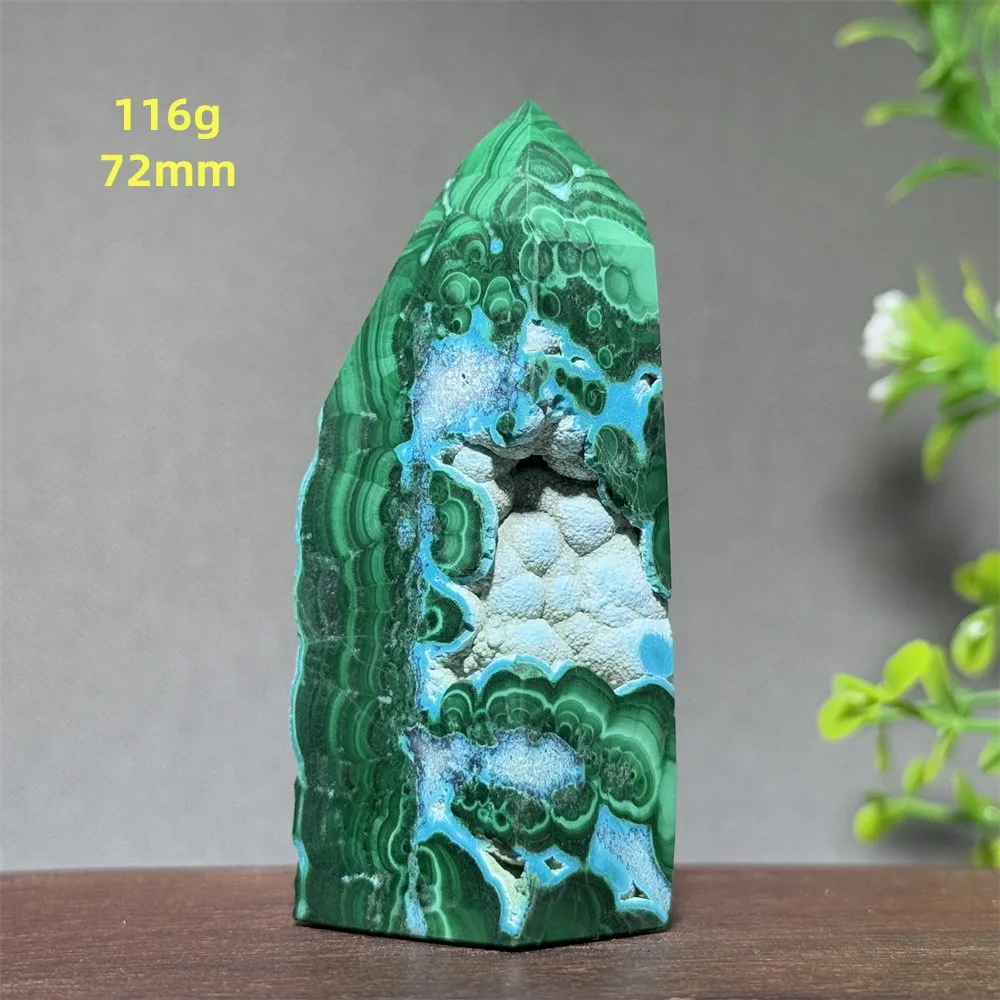 Natural High-Quality Chrysocolla Mineral Quartz Specimen Reiki Spiritual Meditation Therapy Altar Energy Home Decoration Gift