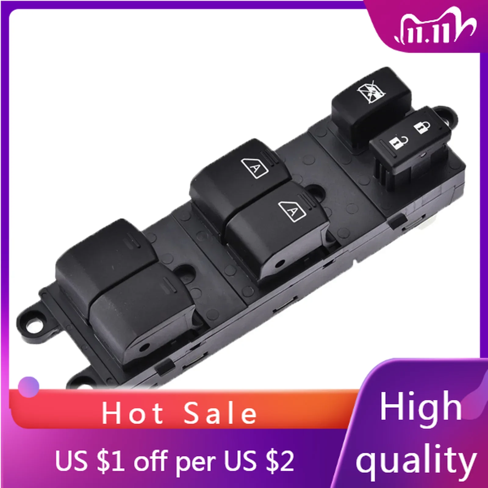 

Master Power Electric Window Lifter Switch For 2007-2012 Nissan Pathfinder 2007 2008 2009 2010 2011 2012