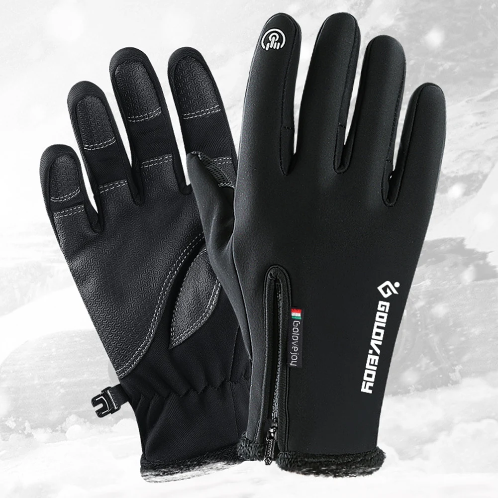 

Winter Gloves Touch Screen Warm Gloves Water Resistant Windproof Motorcycle Gloves Cold Weather Gloves for Men & Women
