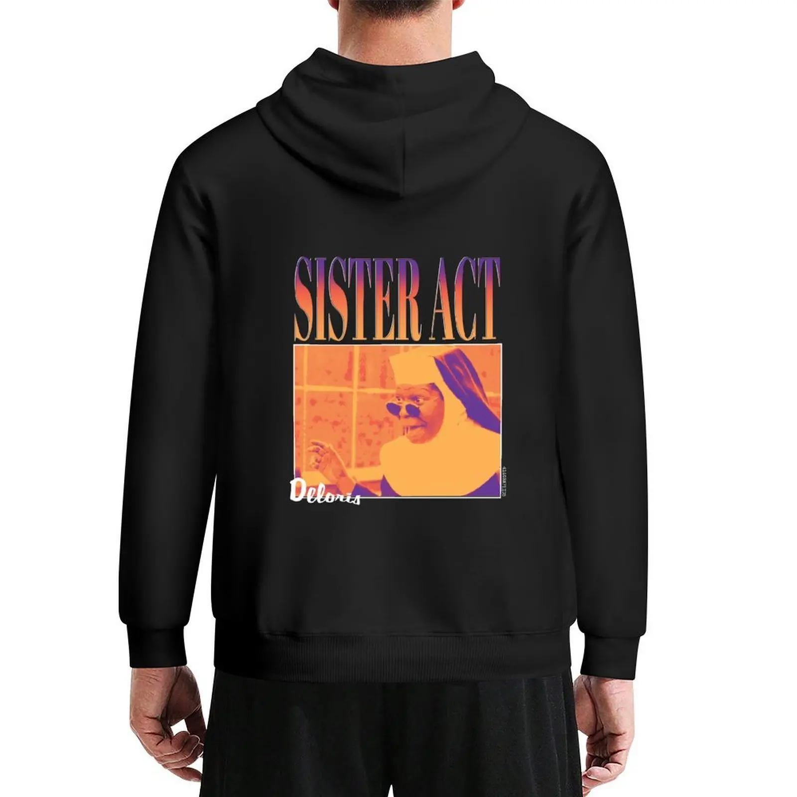 فيلم التسعينات: ملابس الخريف بغطاء للرأس من Sister Act للرجال ملابس رجالية ملابس رجالية بقلنسوة كبيرة الحجم