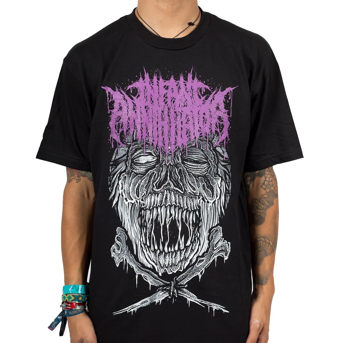Sharp Fanged Monster Skull Infant Annihilator T Shirt, Dark Horror Metal Unisex Top