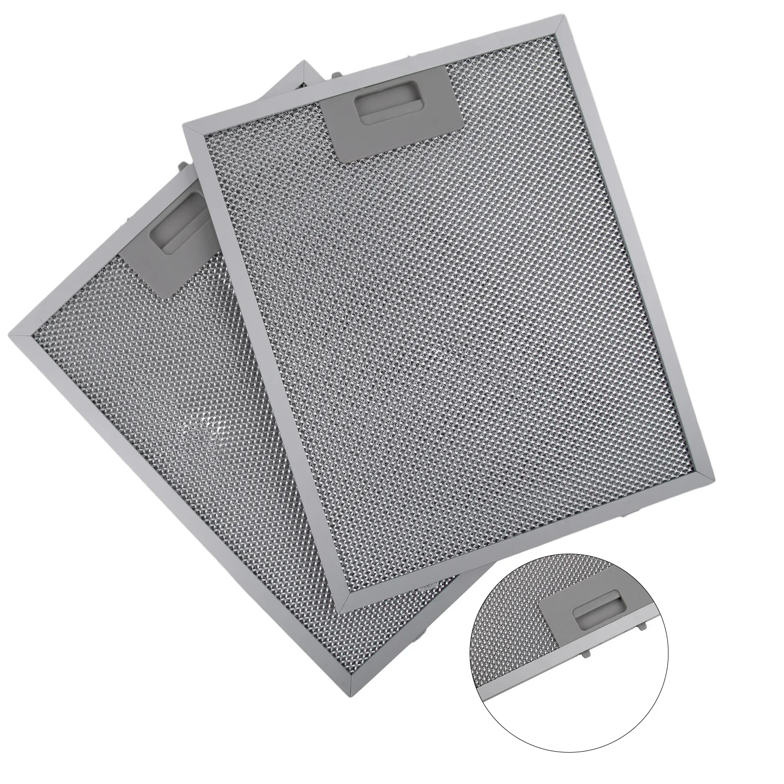 Long Lasting Metal Mesh Cooker Hood Filters, 2PCS, 320x260 Mm, Optimal Filtration, Improved Range Hood Efficiency