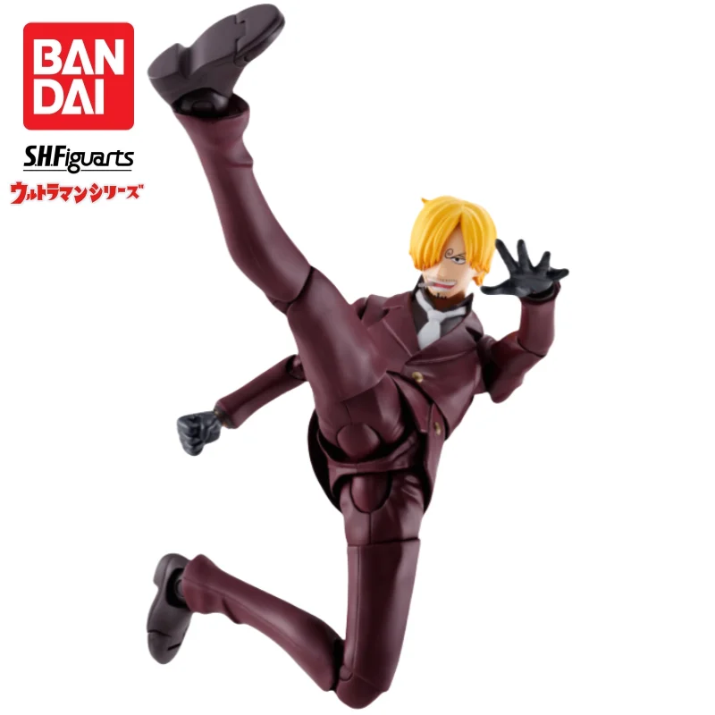 In Stock Bandai Original S H Figuarts One Piece Sanji Action Figure Model Doll Brand New Boxed Anime Characters Garage