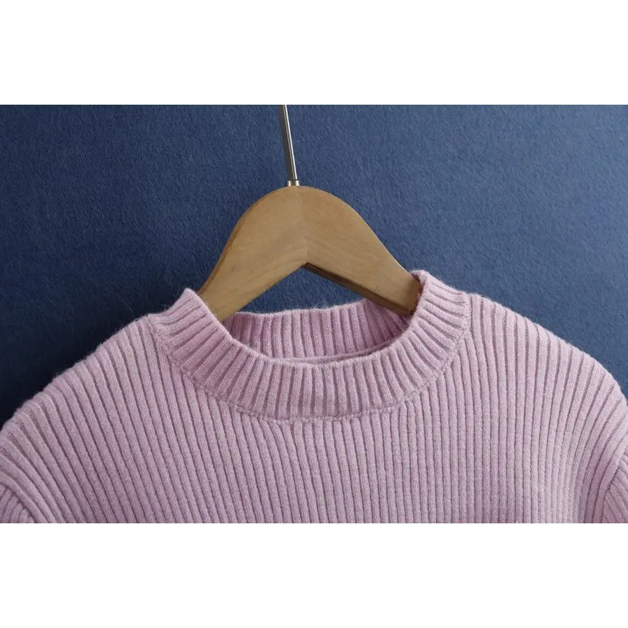 المرأة جولة Ne تريكو ort الجوف خارج طويل Sve الخريف Faion عالية المرونة الوردي اللون تخفيف Sle الدفء التدفئة