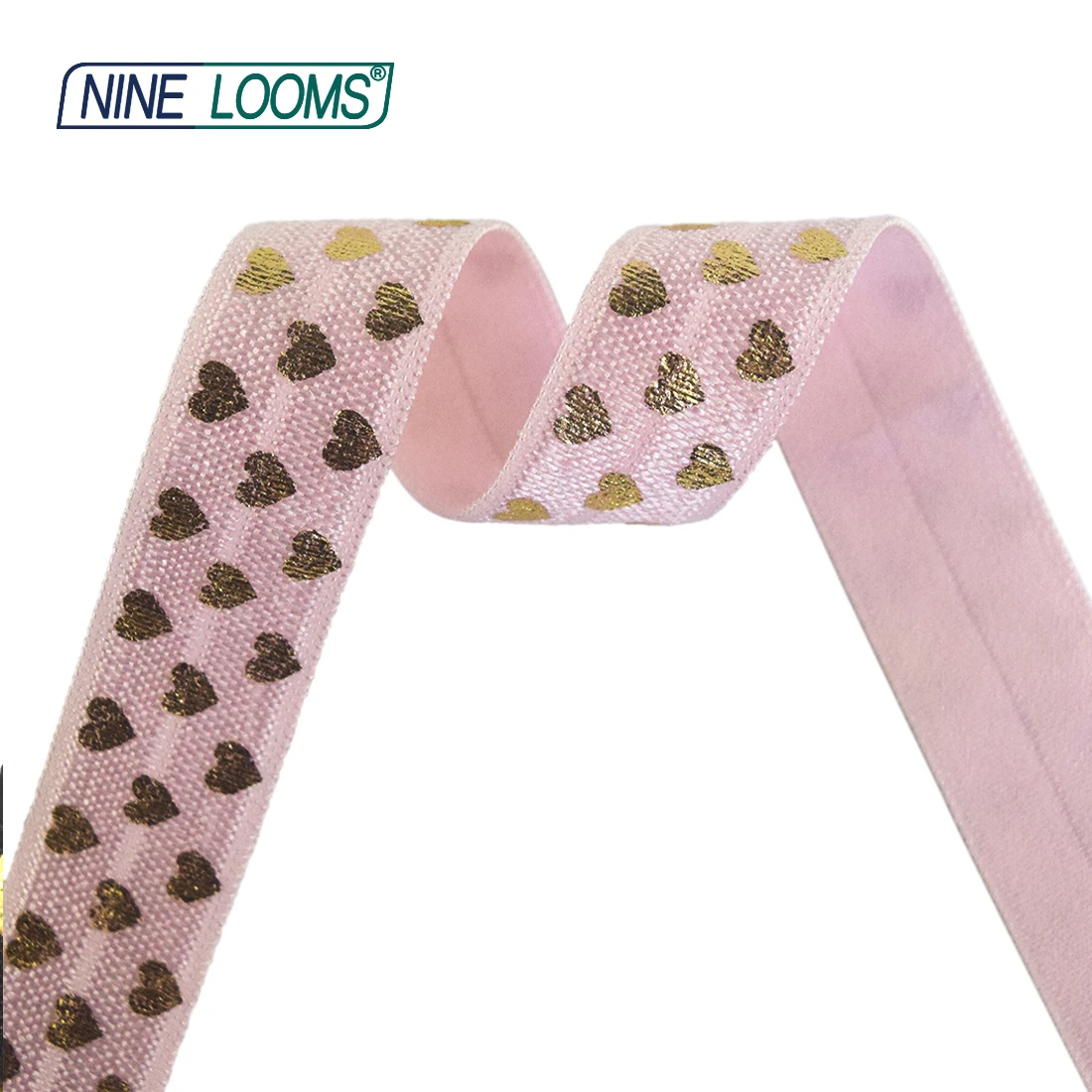 Nove telai Foil Print Fold Over Elastic FOE 5/8 \