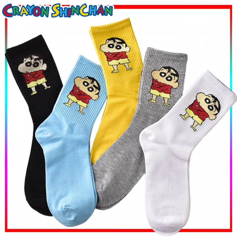 Neue Crayon Boy Shin C-Chan Sport Baumwollsocken Cartoon Crayon Boy Shin C-Chan Knöchelsocken rutschfeste atmungsaktive Weihnachtsgeschenk