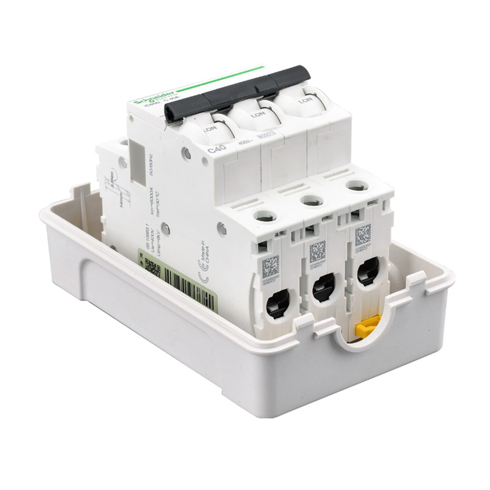 2-3 Pole Surface Mount Electrical Box Waterproof Distribution Protection Box ABS Plastic Outdoor Electrical Junction Box