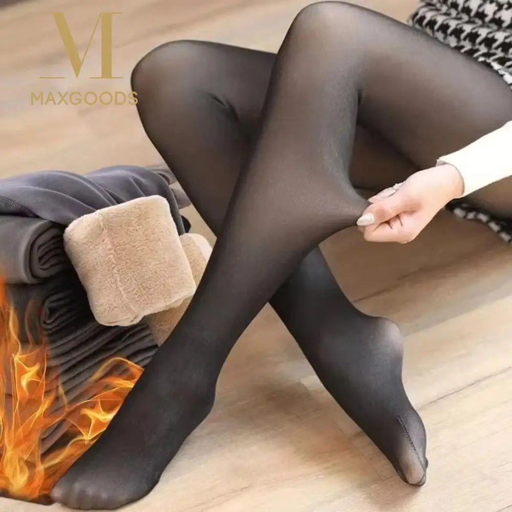 

Sexy Thick Warm Women Thermal Pantyhose Translucent High Waist Warm Tights Elasticity Thermal Stockings Women