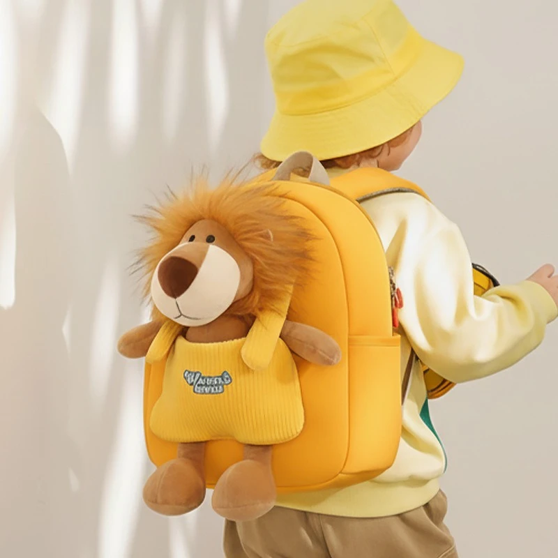 

Новинка: Детский рюкзак с защитой от потери, милый рюкзак-лев для мальчиков и девочек, для малышей, дошкольников, детского сада, маленькие рюкзаки