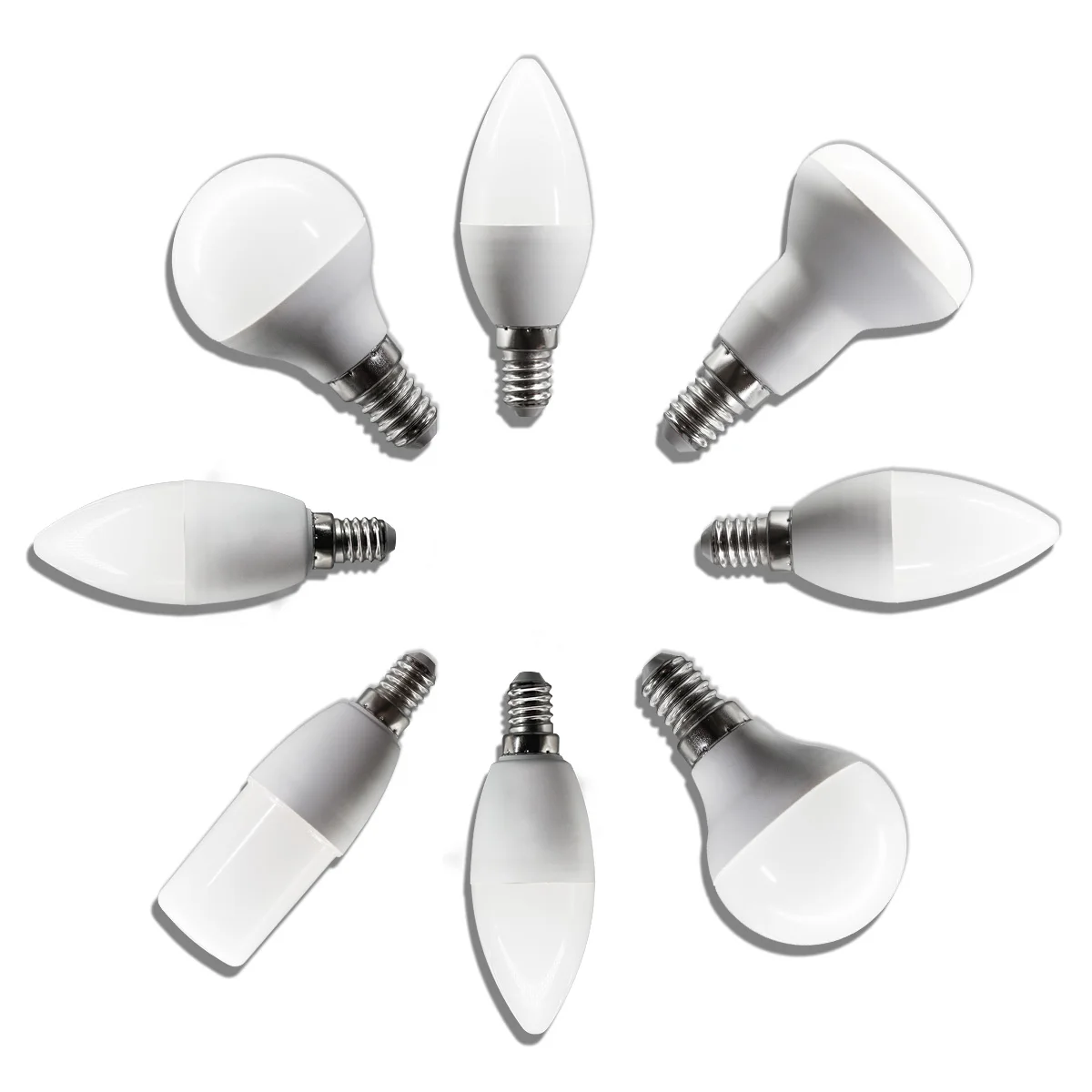 2pcs LED Bulb Lamps baseE14 G45 C37 T37 R50 AC 220V 240V 3W 7W 9W No Flicker hight cri Lamp for Home Bedroom energy-saving bulbs