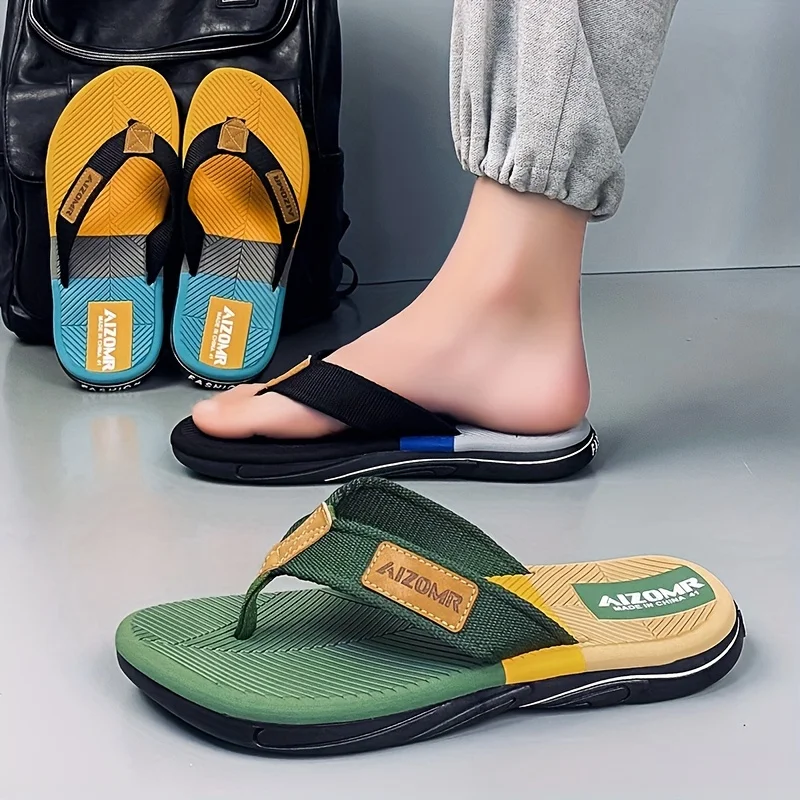 Man Flip Flops Summer Breathable Beach Shoes EVA Slippers Sandals Men Luxury Flip Flops House Soft Slippers Home Clogs Slides