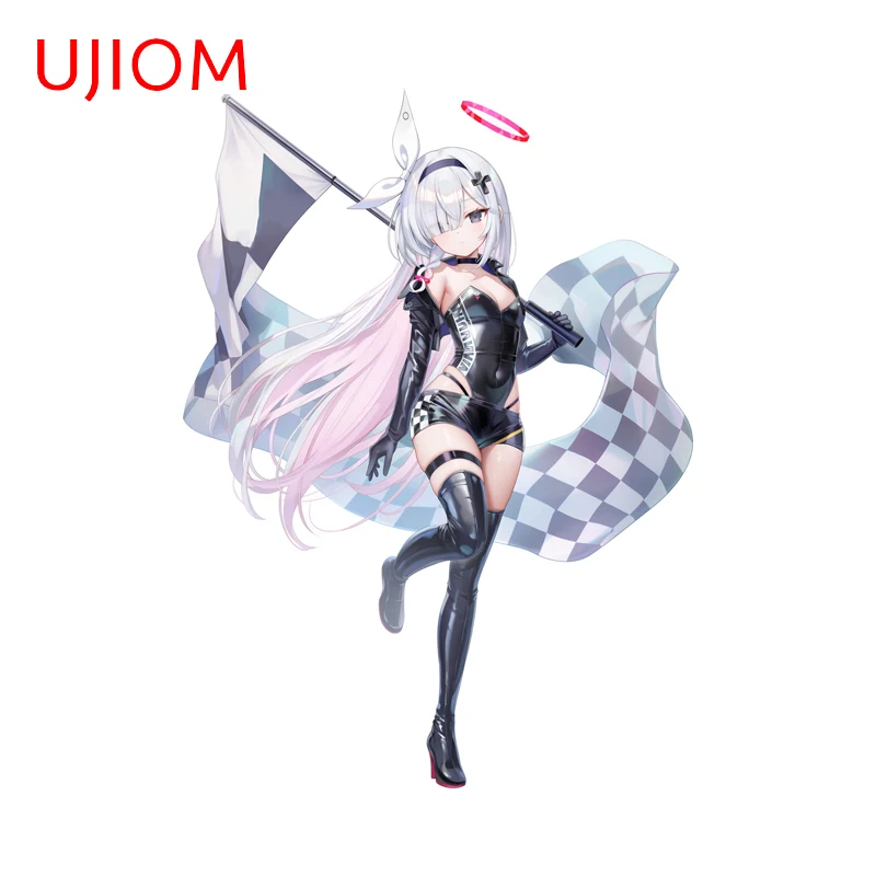 UJIOM سباق الفتيات الأزرق الأرشيف ملصقات جدار Hayase Yuuka Saiba Momoi لطيف جذع خدش ملصق مائي بسيط الحمام ديكور #5