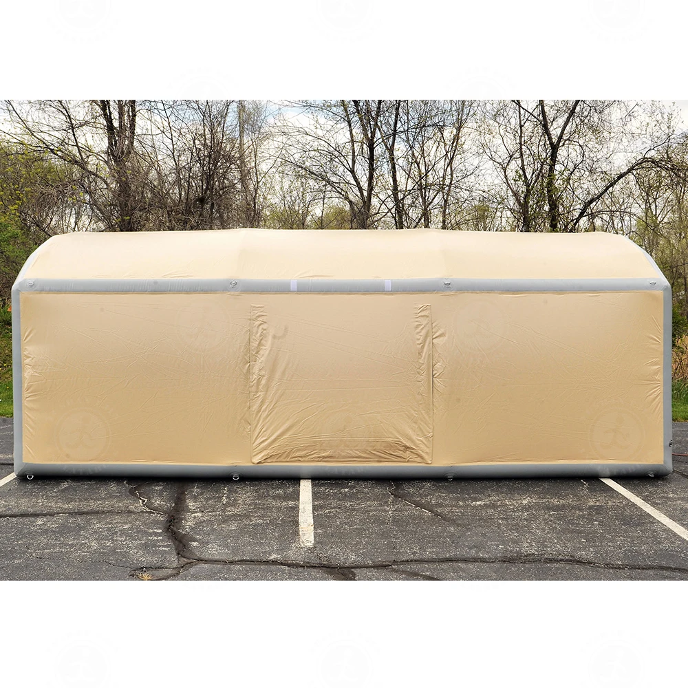 

Outdoor Mobile Garage Inflatable Hail Proof Carport Ultimate Car Shield Inflatable Car Garage Tunnel Cover Tent for Sale