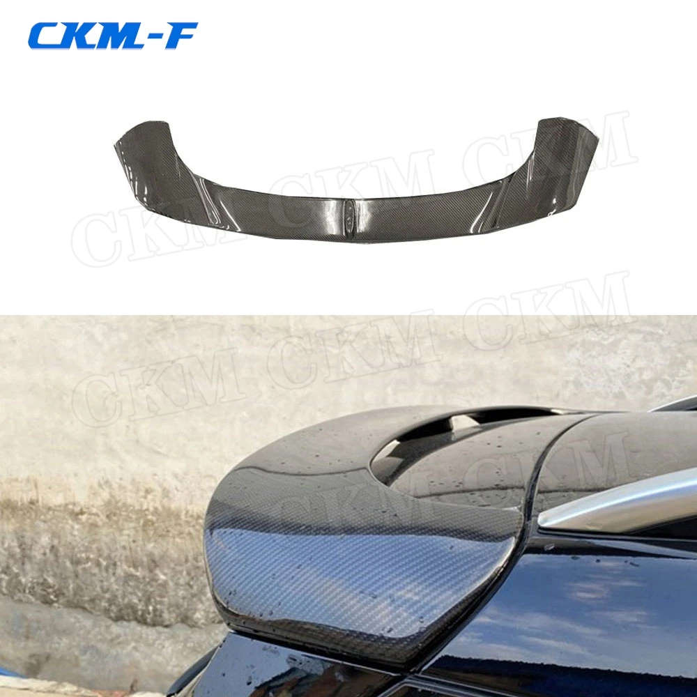 

Dry Carbon Fiber /FRP Unpainted Material Rear Roof Spoiler for Mercedes Benz GLE Class W167 GLE53 AMG SUV 2020 UP Auto Styling