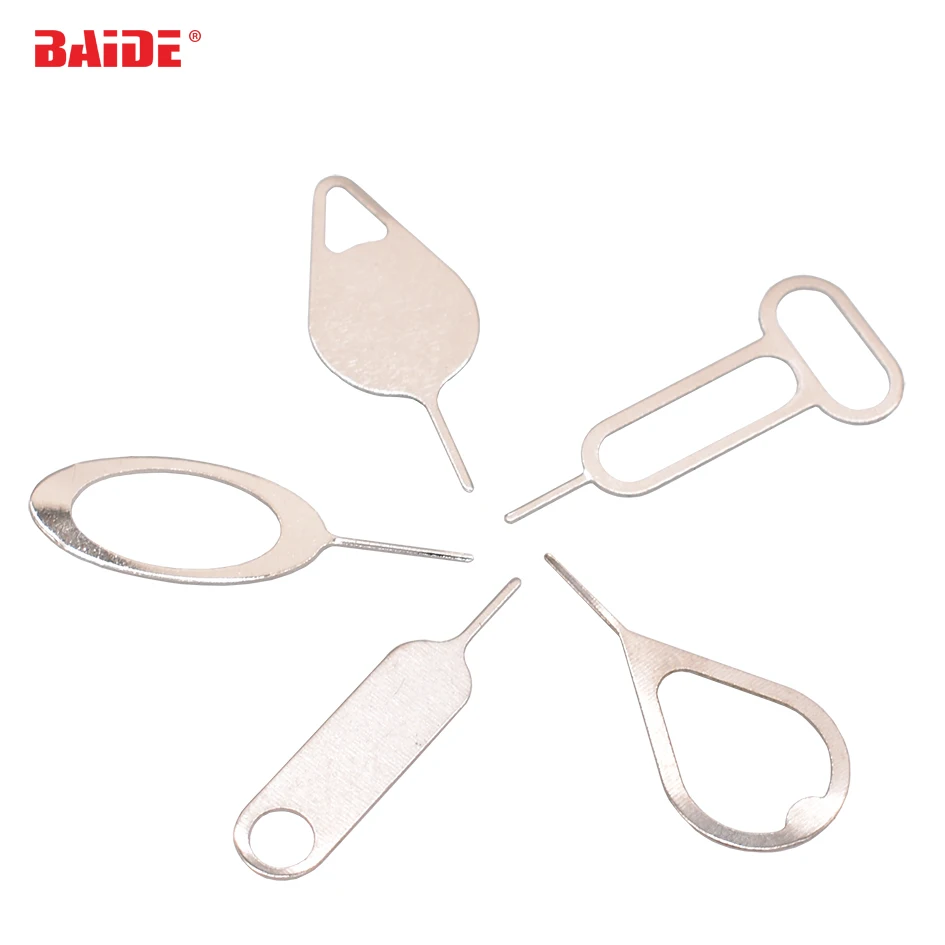 

Steel SIM Card Pin SIM Card Tray Eject Pin Key Open Tool for iPhone 5 6 7 8 Plus XR Huawei xiaomi OPPO 20000pcs/lot