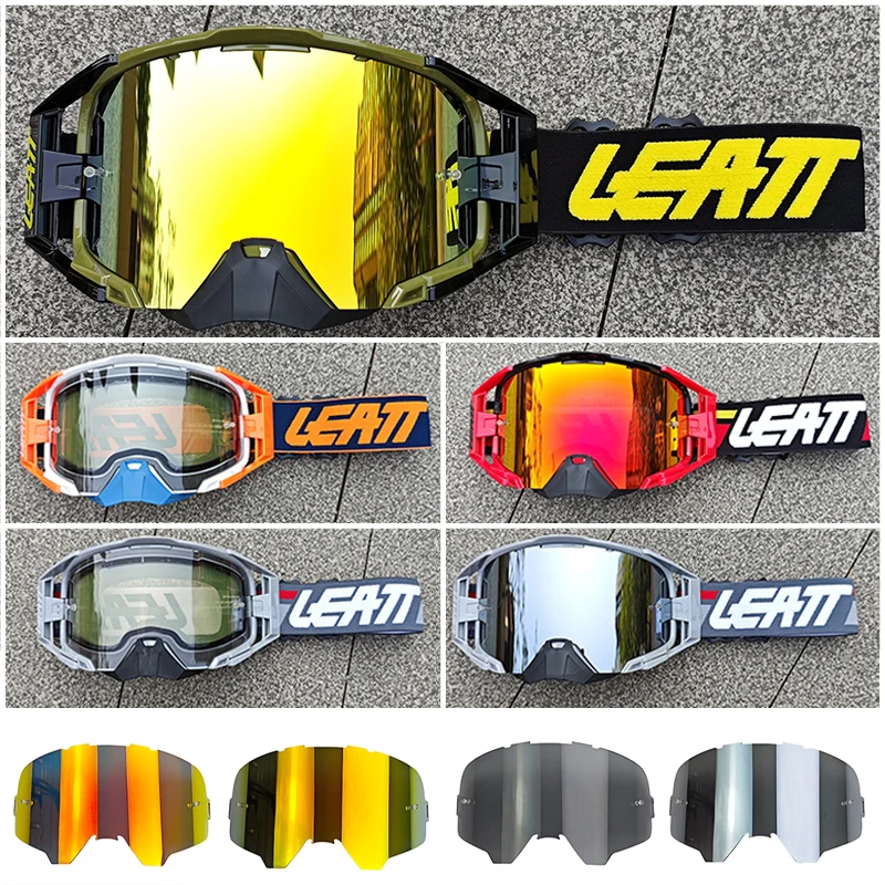 AliExpress Leatt velocity Outdoor Sport popular trendy style Cycling goggles men women Sunglasses Racing MTB BMX ATV bike glasses Safety goggles