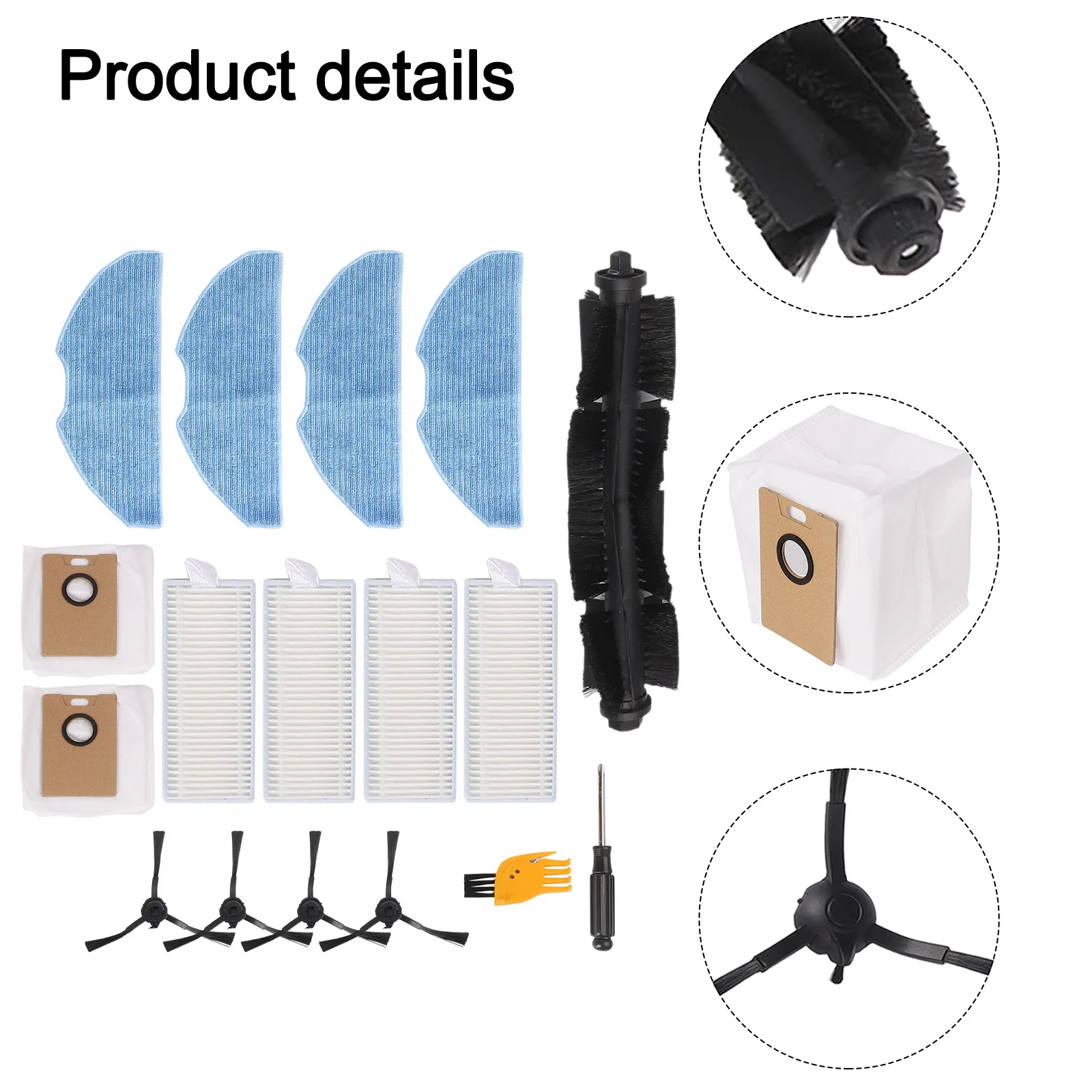 

Эффективная чистка пола, как показано на рисунке, комплект запасных частей, средства для чистки пола, основная щетка для чистки RV20