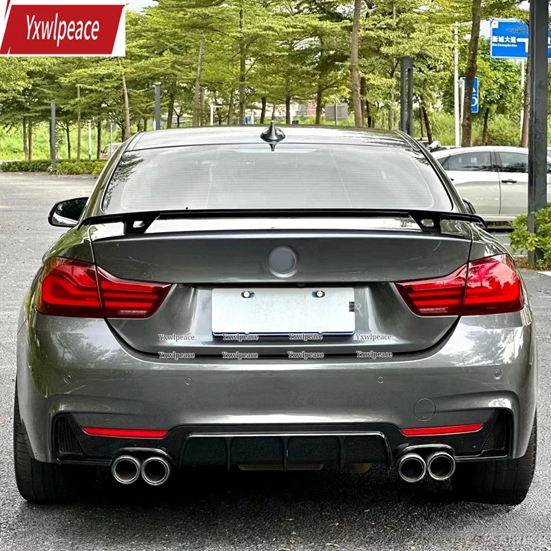 

For BMW 4-Series F32 2 Door Coupe 2014-2020 420i 428i 430i ABS Plastic Rear Trunk Lip Spoiler Body Kit Accessories
