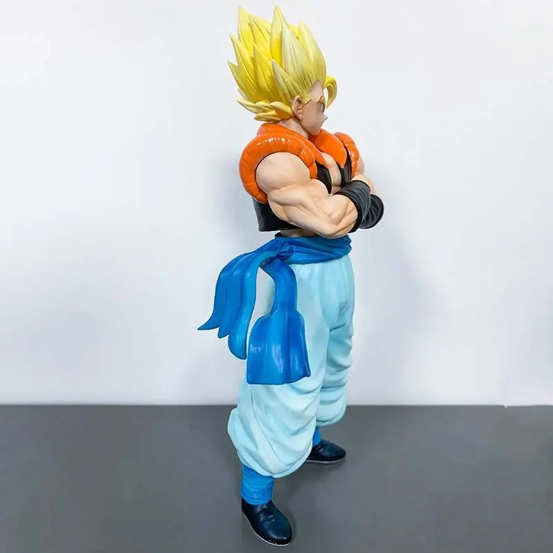 31cm Dragon Ball Figurine Super Saiyan Gogeta Vegetto Action Figures Double-headed Anime PVC Model Collection Toys Birthday Gift