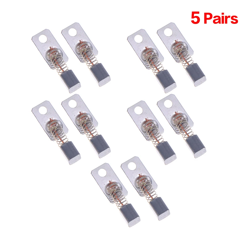 Akcesoria do elektrycznych frezarek do paznokci, uchwyty 2/5 par, wysokiej jakości szczotki węglowe, mocne 210 90 102L do frezarki do paznokci