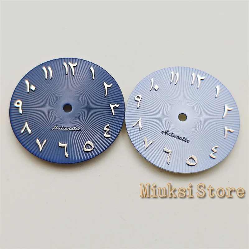 29mm watch dial  black blue green white fit NH35 NH36 ETA2824 2836 Miyota8215 DG2813 3804 movement