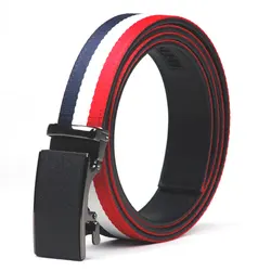 No Holes 140CM Length Cinto Adjustable Men's  Leather Golf Belt  With Ratchet  Auotomatical Comfort Click System For Fat Person