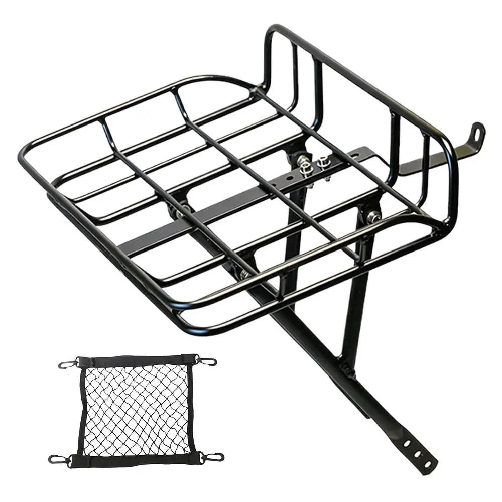 AliExpress NONE Quick Release Front Bike Basket Large Capacity Metal Cargo Basket for Road Mountain Cycling,  Commuting Grocery Shopping Outdoor