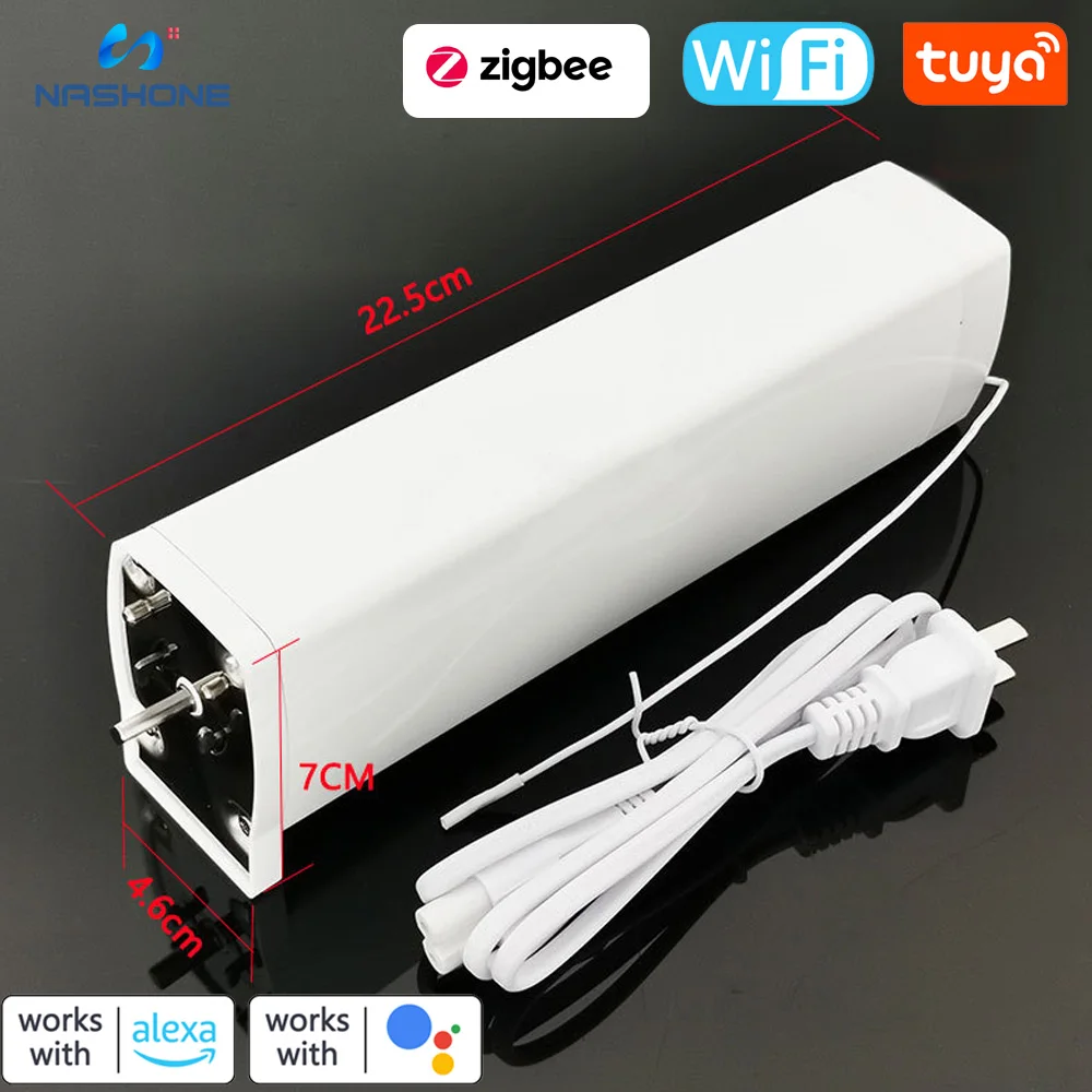 Tuya Zigbee Curtain Motor Tuya WIFI Curtain Motor Tuya Smart Home Casa Inteligente Alexa Remote Control For Alexa Google