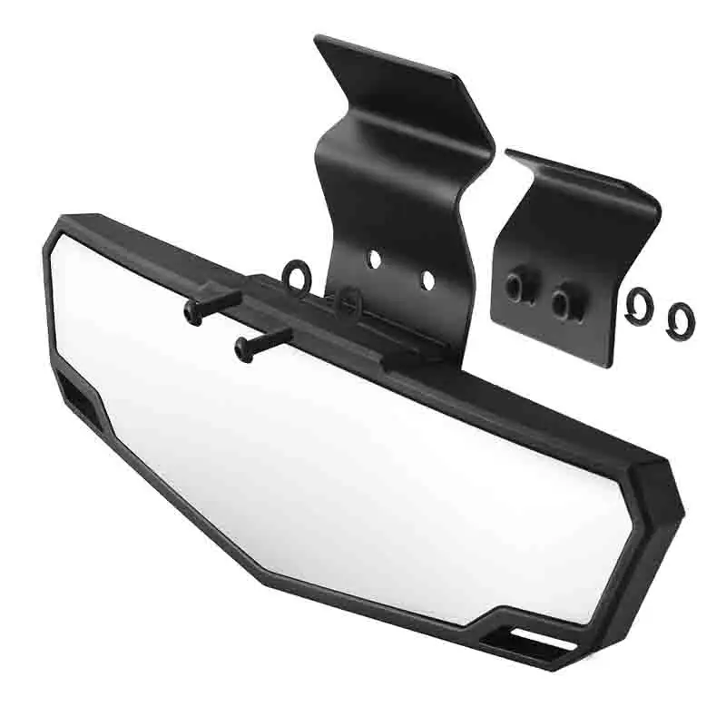 UTV Center Rear View Mirror, Premium Convex RearView Mirror for Polaris Ranger 570 900 1000 Crew/Can Am Defender 2015-2025