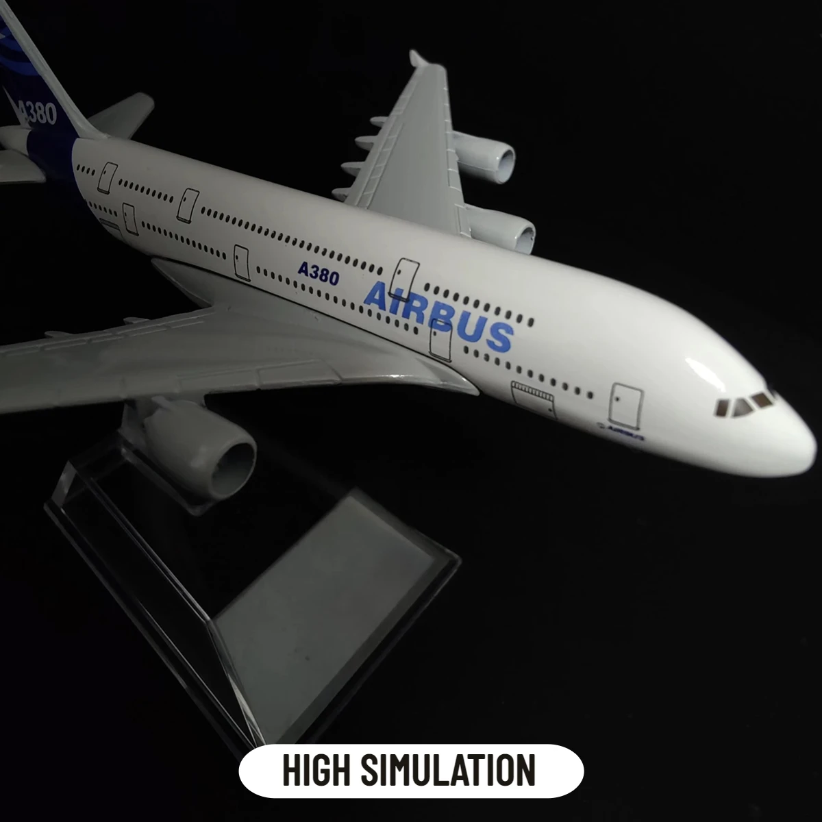 Scale 1:400 Metal Aircraft Replica Airbus A380 Neo Airplane Diecast Model Aviation Miniature Boy Kid Xmas Gift Toy