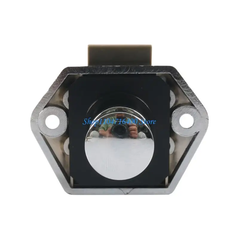 y1gd Trailer Cabinet Push Button Latches with Spare Cover Strong Metal ABS Mechanism