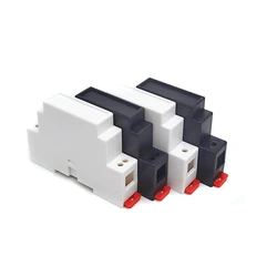 88x18x59mm Din Rail Device Housing ABS Plastic Enclosure Electronic Junction Control Project Box LK-DR51