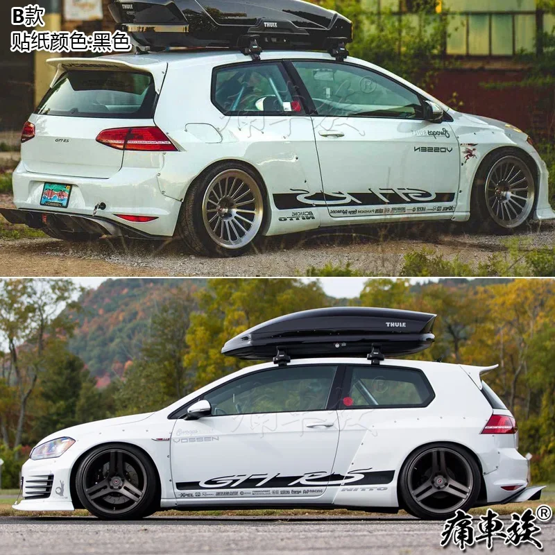 ملصقات سيارة لسيارة VW Golf 7 MK7.5 ملحقات تعديل الديكور الخارجي للجسم