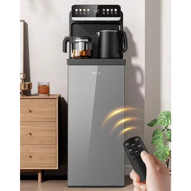 

Fully automatic smart tea bar machine for home use with bottom mounted water dispenser for office use
