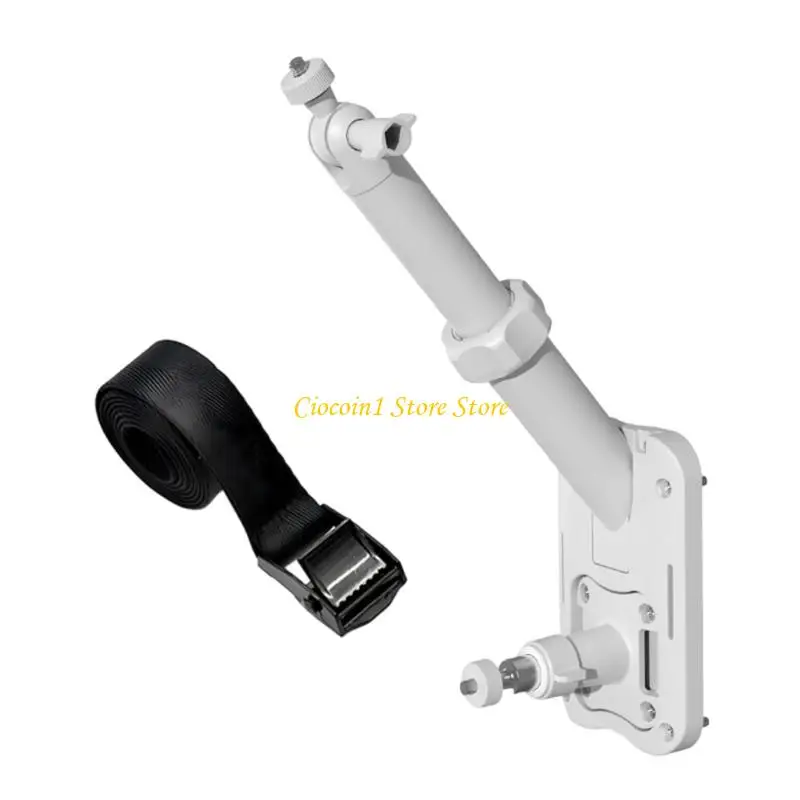 A3PC Outdoor Camera Mount Brackets With 2 Standard Thread For Solar Powered Surveillances Systems And 360 Degree Adjustable Ball