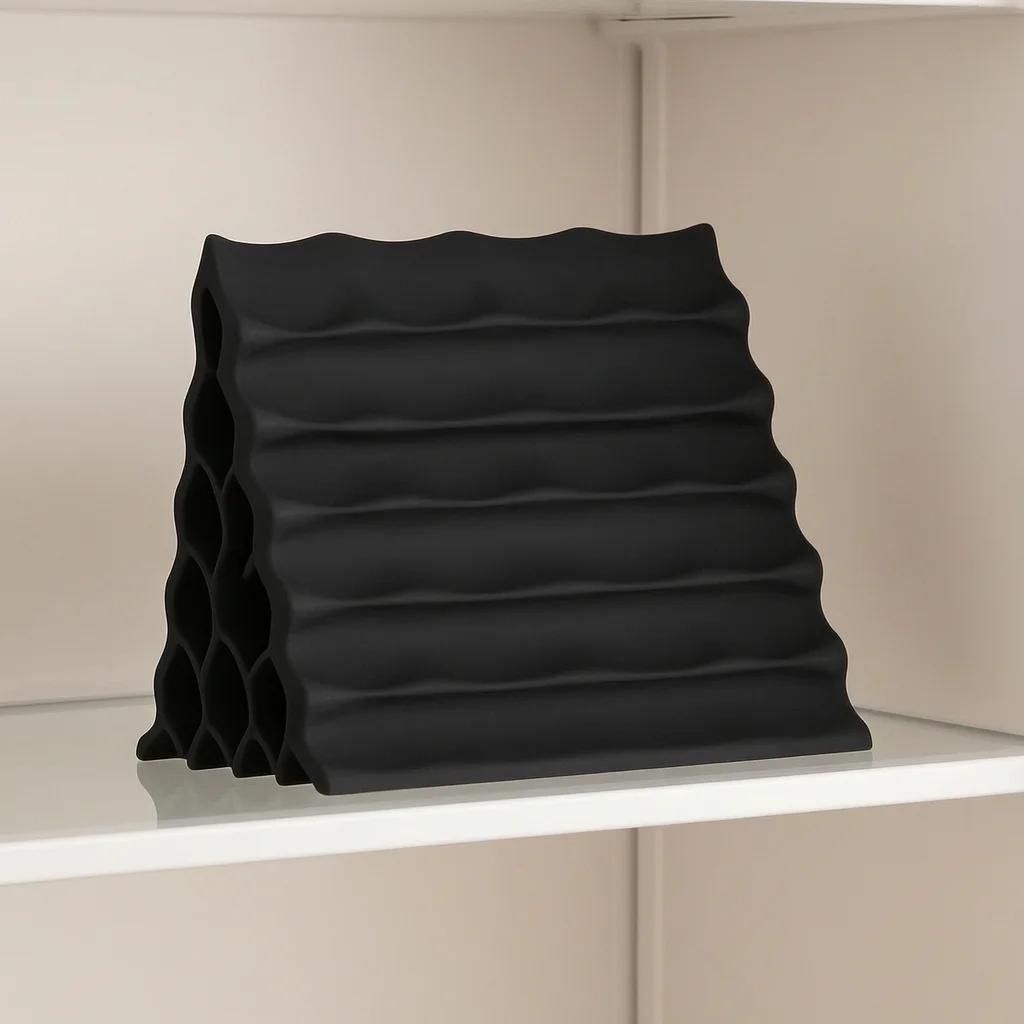 Bottle Stacker Rack Silicone Folding Wine Organizer for Fridge Home Bar Party Drink Display Stand